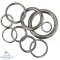 O-Ring 4 x 40 mm welded, polished - Stainless steel V4A