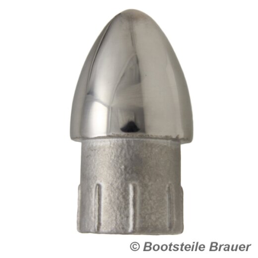 Rohrendstück für Rohr 25 mm - Edelstahl A4
