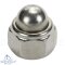 Self-locking hexagon domed cap nuts DIN 986 - M5 - stainless steel A2 (AISI 304)