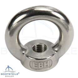 Lifting eye bolt M12 poured a. polished simmilar DIN 580 - stainless steel A2