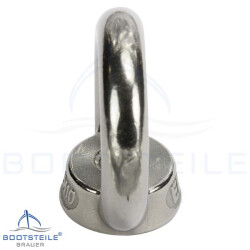 Lifting eye bolt M24 poured a. polished simmilar DIN 580 - stainless steel A2