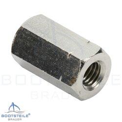 Sechskantmuttern, 3 d hoch, M16 DIN 6334 - Edelstahl V4A