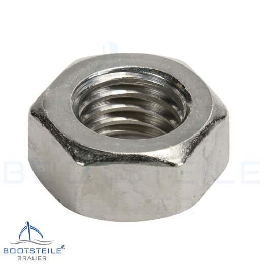 Hexagon slotted castle nut DIN 934 - M10 - Stainless steel A2 (AISI 304)