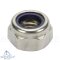 Self-locking hexagon nuts, low type DIN 985 -  M12 - stainless steel A2 (AISI 304)