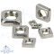 Square nuts thin type M3 DIN 562 - Stainless steel V2A