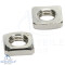 Square nuts thin type M6 DIN 562 - Stainless steel V2A
