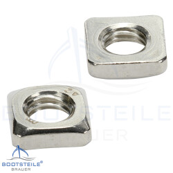 Square nuts thin type M2,5 DIN 562 - Stainless steel V2A