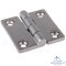 Hinge SQUARE symmetrical 5135, Polished investment casting - 50 x 50 mm - stainless steel  AISI 316 / A4