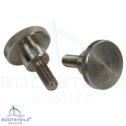 Knurled thumb screws, high type DIN 464 -  M4 X 20 mm - Stainless steel A1