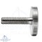 Knurled thumb screws, thin type DIN 653 - M6 - stainless steel A1