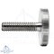 Knurled thumb screws, thin type DIN 653 - M8 - stainless steel A1