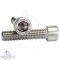 Hexagon socket head cap screws DIN 912 (ISO 4762) - M2 partial thread - stainless steel A2 (AISI 304)