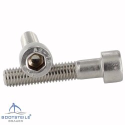 Hexagon socket head cap screws DIN 912 (ISO 4762) - M4 partial thread - stainless steel A2 (AISI 304)