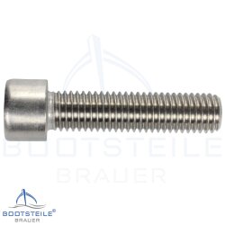 Hexagon socket head cap screws DIN 912 (ISO 4762) - M4 X 25 mm, partial thread - stainless steel A2 (AISI 304)