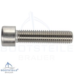 Hexagon socket head cap screws DIN 912 (ISO 4762) - M6 X 25 mm, partial thread - stainless steel A2 (AISI 304)