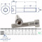 Hexagon socket head cap screws DIN 912 (ISO 4762) - M12 partial thread - stainless steel A2 (AISI 304)