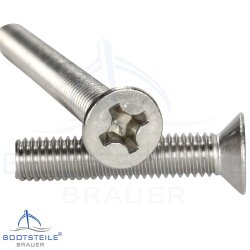 Senkschrauben mit Kreuzschlitz DIN 965 Philips (PH) - M4...