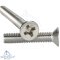 Cross recessed raised countersunk head screws DIN 966 H - M1,6 - acier inoxydable A2 (AISI 304)