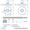 Loxx® Plaque ronde pour collage D= 24 mm - Acier inoxydable V2A AISI 304