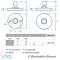 LOXX® round plate for glueing D= 24 mm - Stainless steel V2A AISI 304