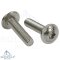 Vis à tête bombée à embase filetage complet, six lobes ISO 7380-2 - M5 X 16/16 mm - acier inoxydable A2 (AISI 304)