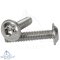 Linsenkopfschrauben M12 X 20/20 mit Flansch ISO 7380, TX, Vollgewinde, Edelstahl A2