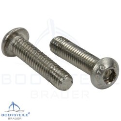 Hexagon socket button head screws with fullthread ISO 7380 - M10 X 30/30 - stainless steel A2 (AISI 304)