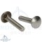 Mushroom head square neck bolts with fullthread DIN 603 M6 X 35/35 - stainless steel A2