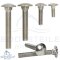 Mushroom head square neck bolts with fullthread DIN 603 M12 X 150/150 - stainless steel A2