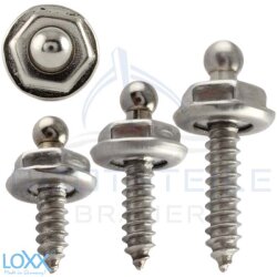 Loxx® vis à tôle pou 4,2-4,8 mm - Laiton...