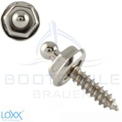 LOXX&reg; screw with wood thread 4,2 x 12 mm - Nickel