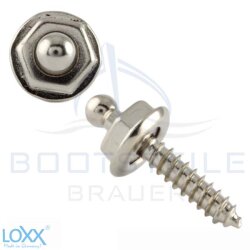 LOXX® screw with wood thread 4,2 x 16 mm - Nickel