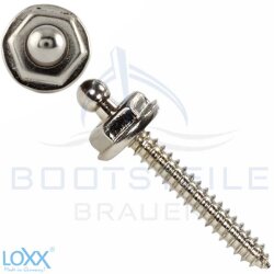 LOXX&reg; screw with wood thread 4,2 x 26 mm - Nickel