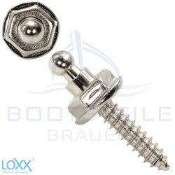 LOXX&reg; screw with raised head wood thread 4,2 x 16 mm...
