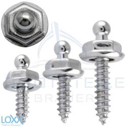 LOXX® Blechschrauben 4,2-4,8 mm - verchromt
