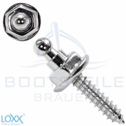 LOXX® screw with raised head wood thread 4,2 x 16 mm...