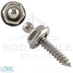 LOXX&reg; screw with wood thread 4,2 x 16 mm - stainless...