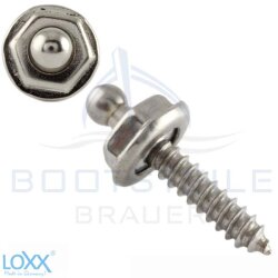 Loxx® vis avec bois filetage 4,2 x 16 mm - Acier Inoxydable