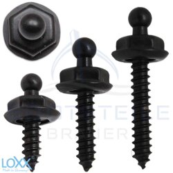 LOXX® Blechschrauben 4,2 mm - schwarzverchromt