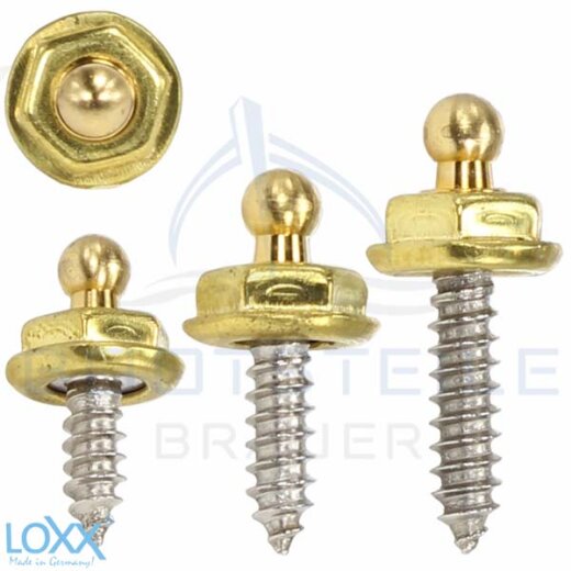 LOXX®  tapping screw 4,2 mm - Brass blank