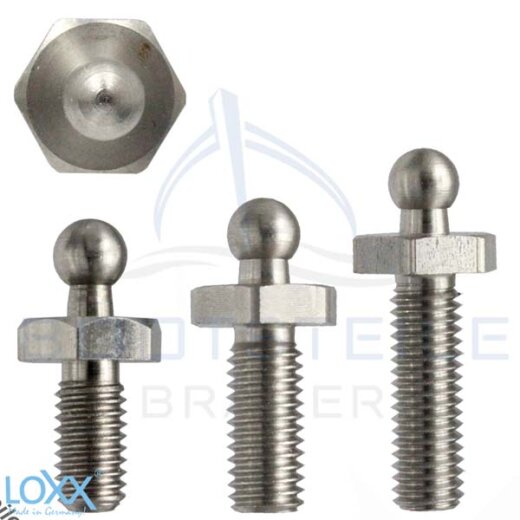 LOXX® screw with metric thread M4 - M6  - Stainless steel