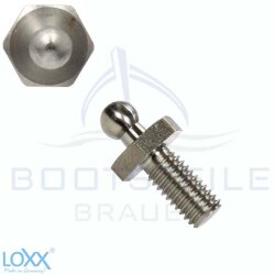 LOXX® screw with metric thread M5 x 10 - Stainless steel