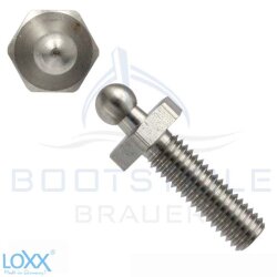 LOXX&reg; screw with metric thread M5 x 16 - Stainless steel