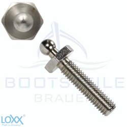 LOXX® screw with metric thread M5 x 20 - Stainless steel