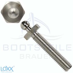 LOXX&reg; screw with metric thread M5 x 25 - Stainless steel