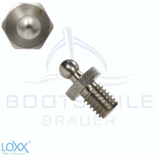 LOXX vis avec métrique filetage M6 x 8 mm - Acier Inoxydable