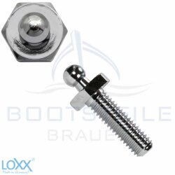 LOXX® screw with metric thread M5 x 16 - Chrome