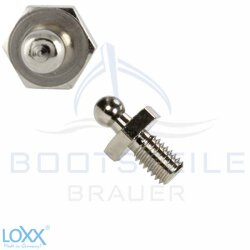 LOXX® screw with metric thread M5 x 6 mm - Nickel