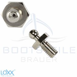 LOXX® screw with metric thread M5 x 8 mm - Nickel