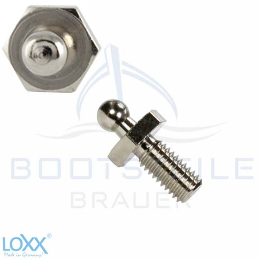 LOXX vis avec métrique filetage M5 x 10 mm - Nickel